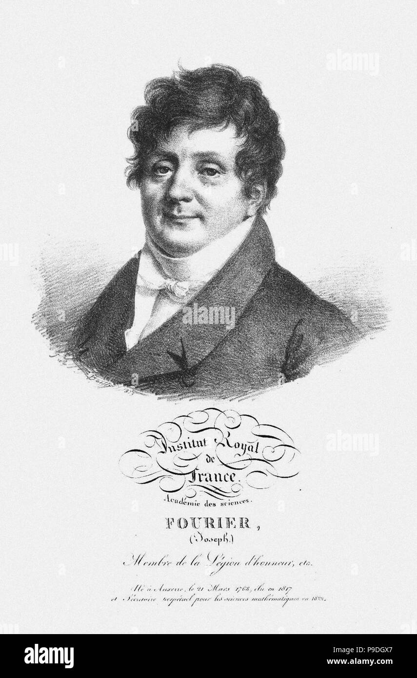 Retrato de Jean Baptiste Joseph Fourier (17681830). Museo Colección