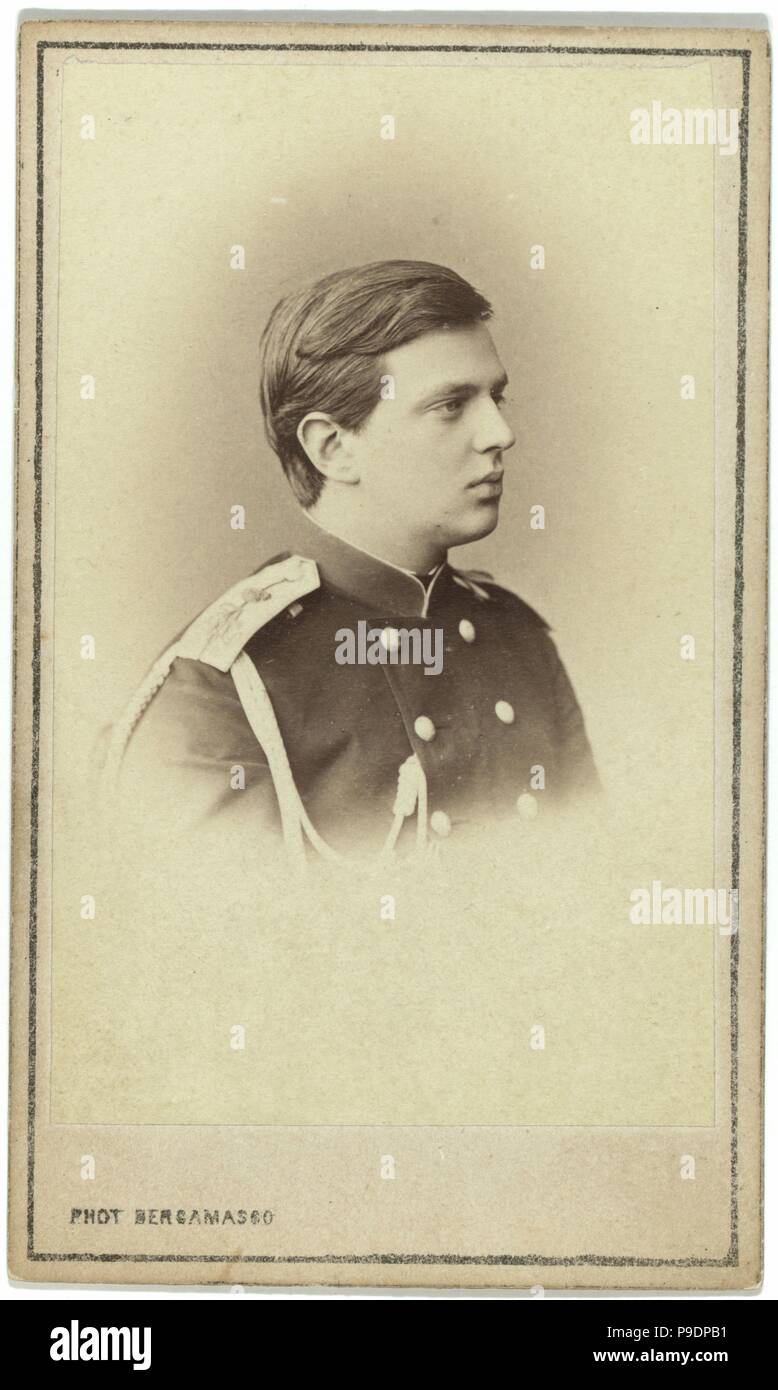 El Gran Duque Vladimir Alexandrovich de Rusia (1847-1909). Museo: Colección privada. Foto de stock
