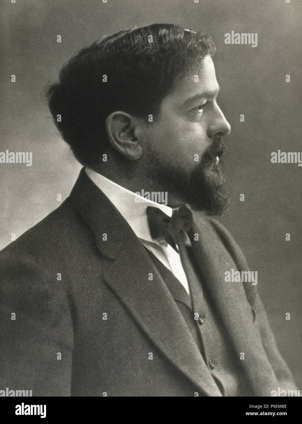 Claude Debussy (1862-1918). Compositor Fench. Retrato. La fotografía. Foto de stock
