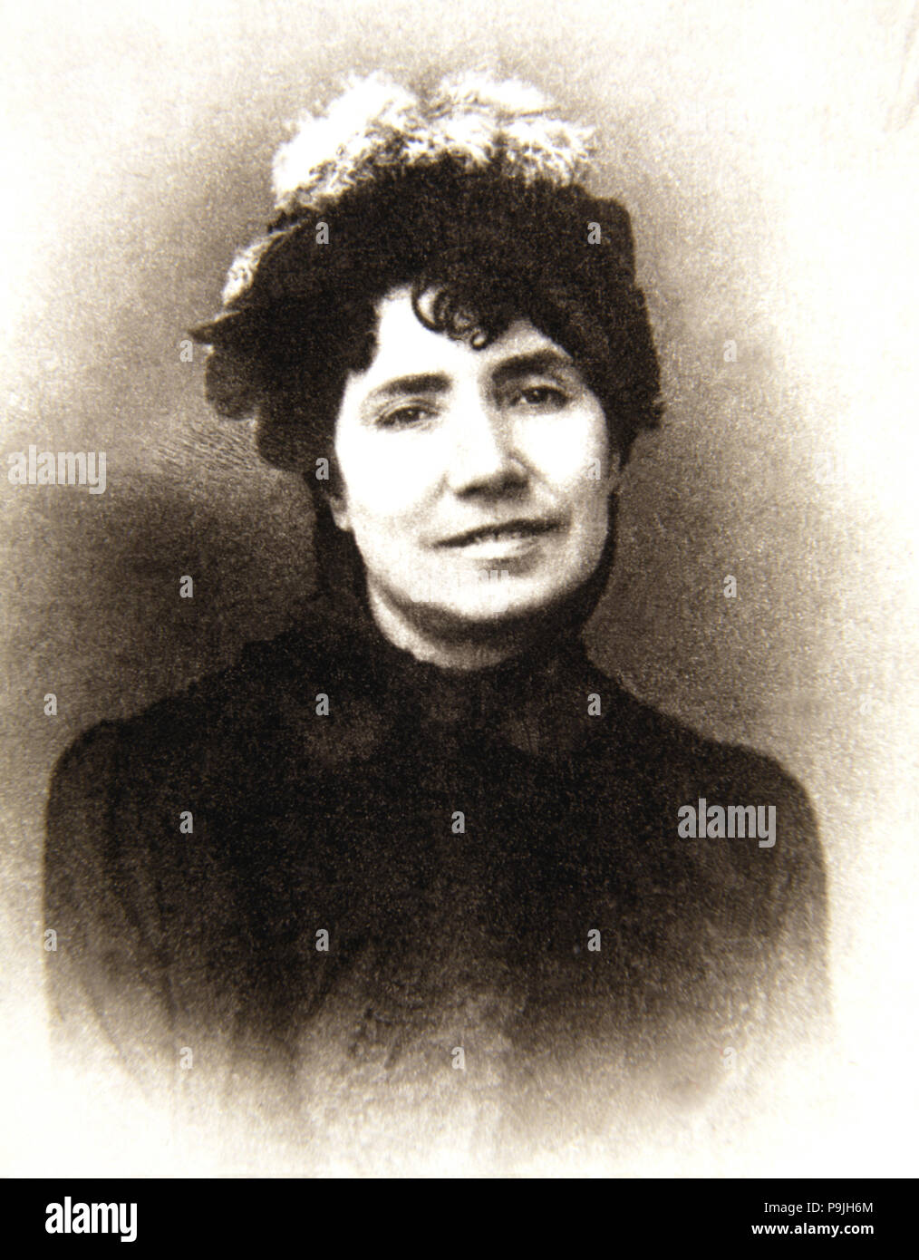 Rosalía de Castro (1837-1885), escritor español. Foto de stock