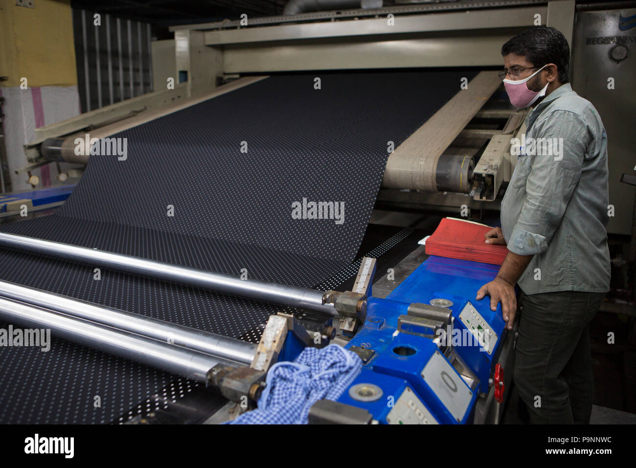 fábrica de ropa de algodón