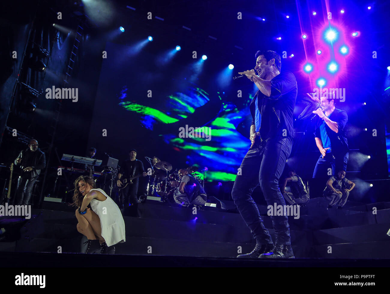 Chayanne en Expoforum2015 Foto de stock