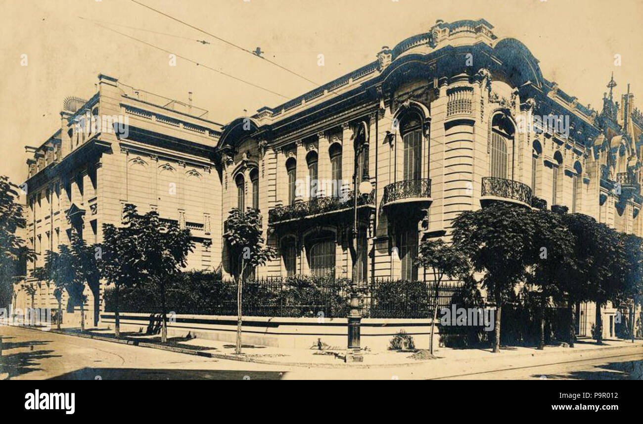 148 Archivo General de la Nación Argentina 1890 aprox Buenos Aires, Casa  del Presidente Victorino de la Plaza (1914 - 1916 Fotografía de stock -  Alamy