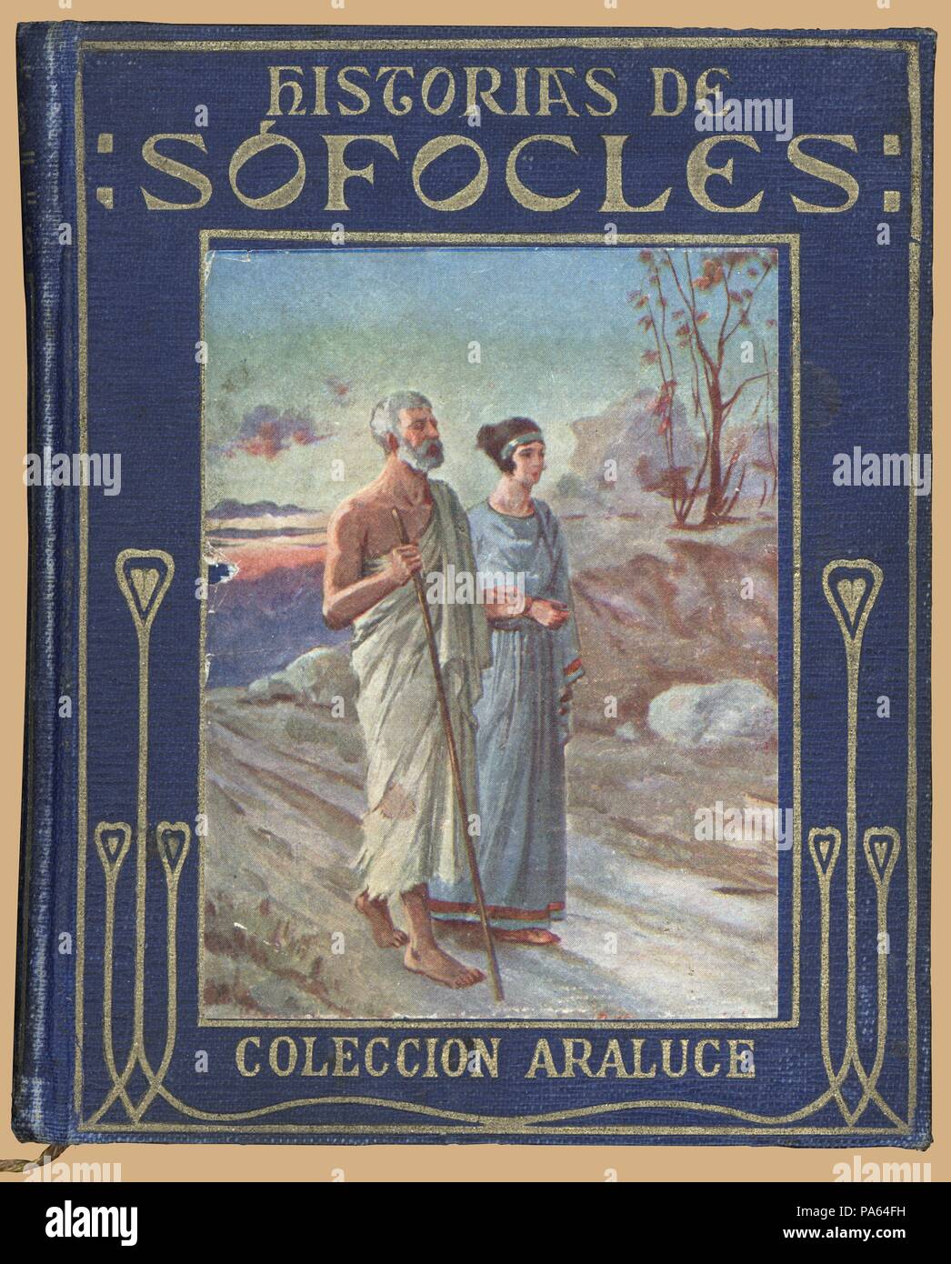 Sófocles. La portada del libro de la Colección Araluce, de Barcelona. Año  1927 Fotografía de stock - Alamy