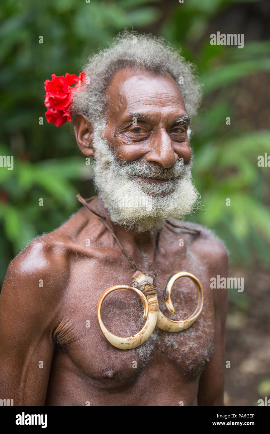 Rom Dance, Isla Ambrym, Vanuatu Foto de stock