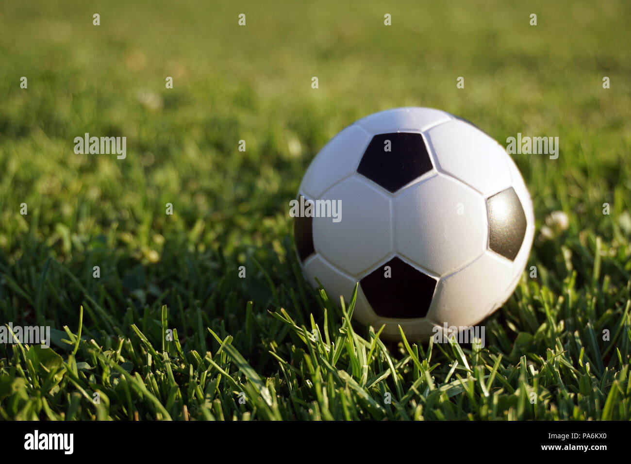 Mini fútbol en el campo de deportes Foto de stock