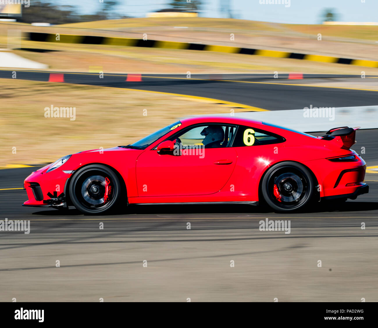 Motorsport Park de Sydney, New South Wales, Australia.22 de julio de 2018. Andrie del bronceado Porsche 991. Anthony Bolack/Alamy Live News Foto de stock