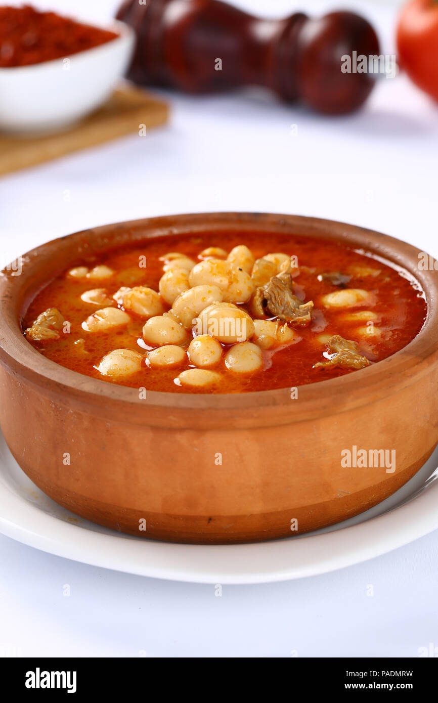 Porción de alubias Foto de stock