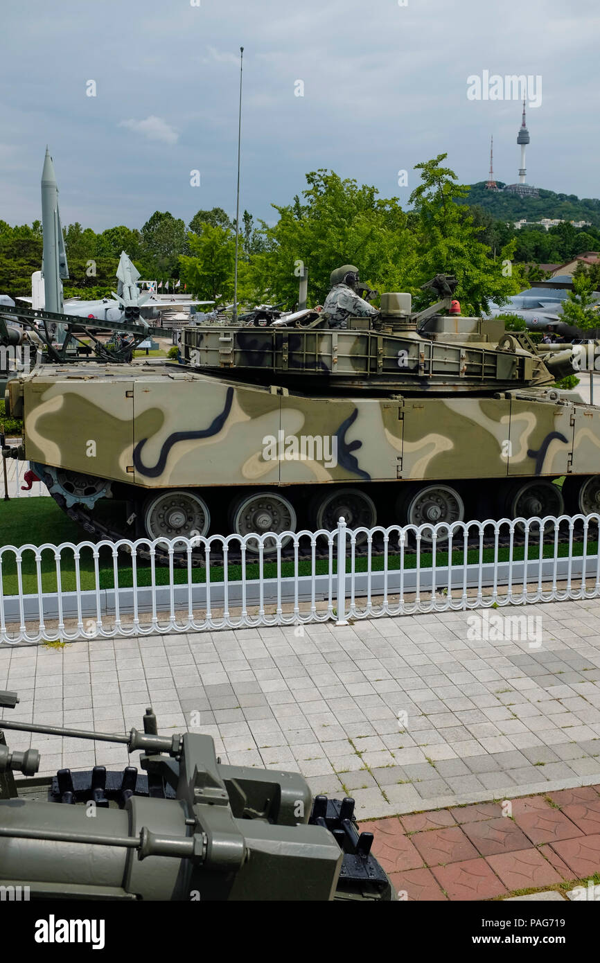 War Memorial y el Museo, Seúl, Corea del Sur de Asia. Foto de stock