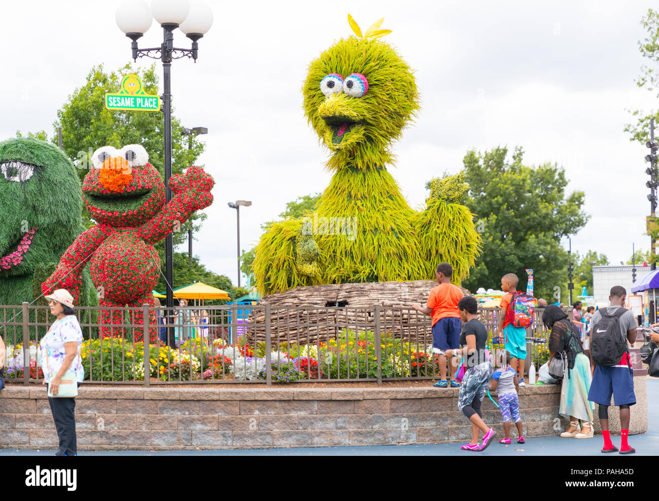 Langhorne, PA, 21 de julio de 2018 Sesame Place es un parque temático