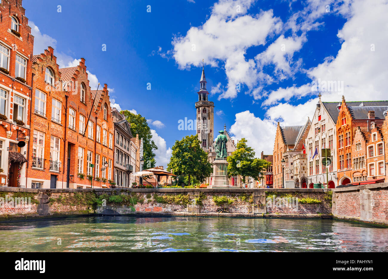 Brujas, Bélgica. Vista panorámica a la