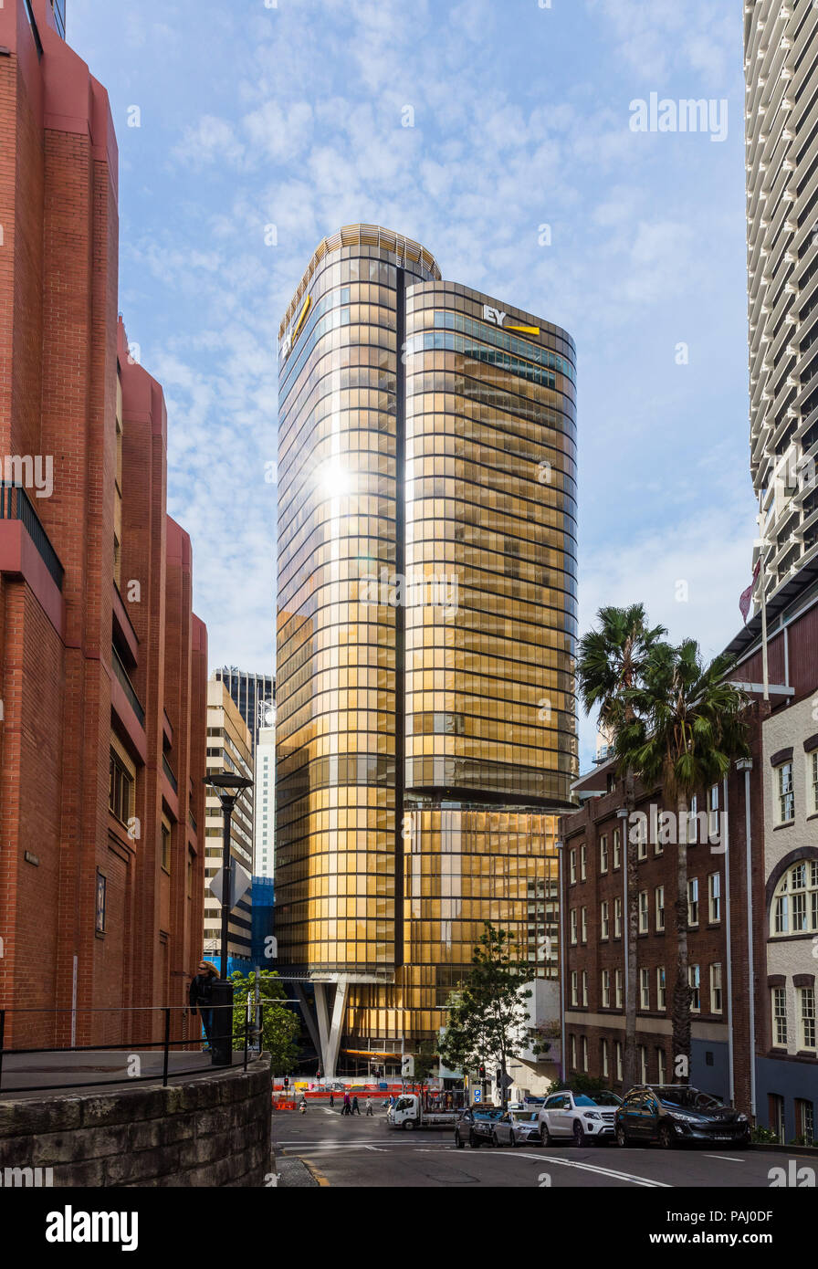 200 George St, Sydney, un nuevo lugar de trabajo sostenible con una calificación de 6 estrella verde Foto de stock