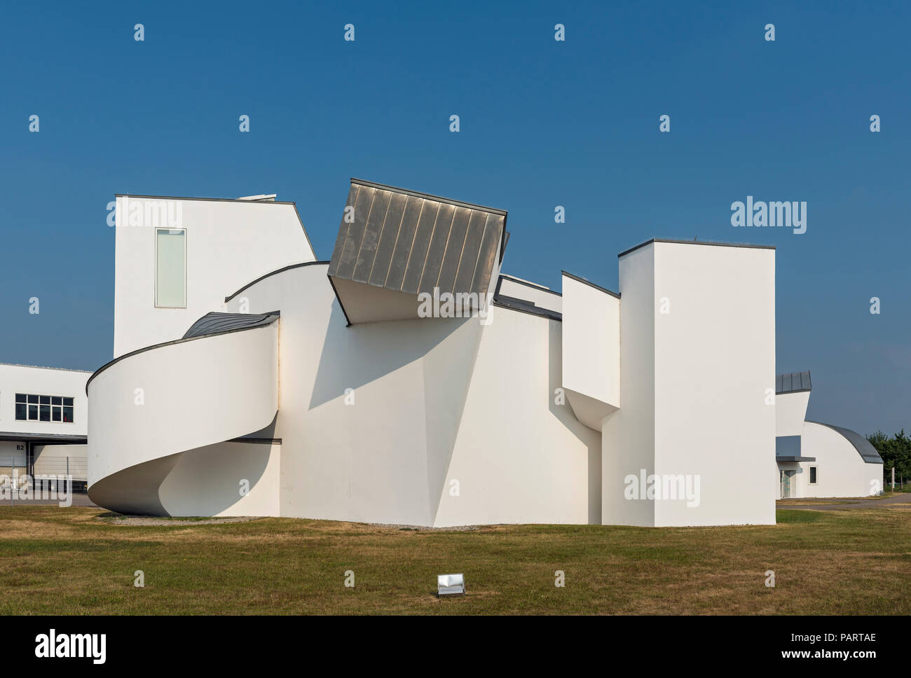 El Vitra Design Museum edificio de Frank Gehry, en Weil am Rhein, Alemania Fotografía de stock