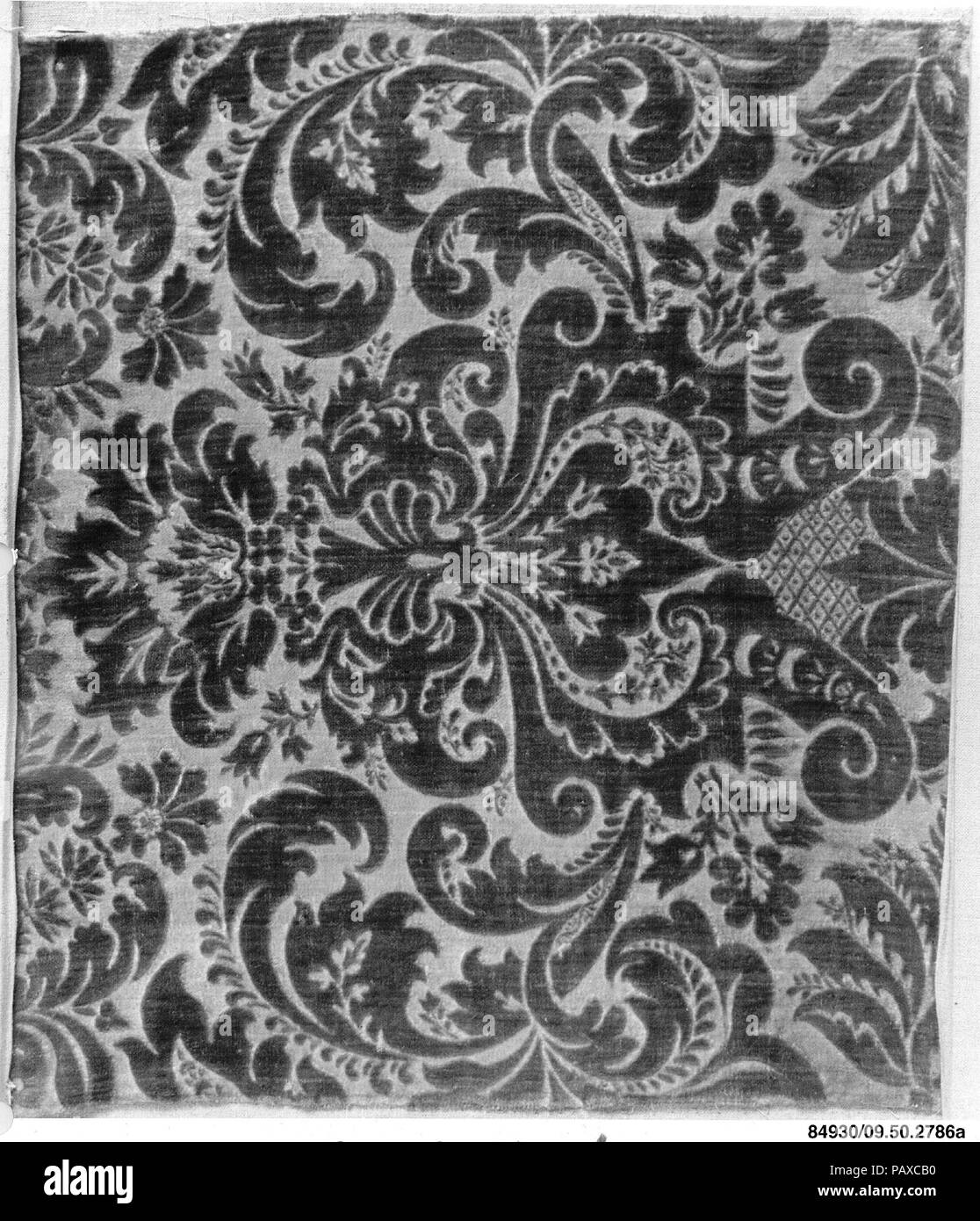 Pieza. Cultura: Flamenco (?). Dimensiones: 23 x 21 pulgadas (58,4 x 53,3 cm). Fecha: ca. 1710. Museo: Museo Metropolitano de Arte, Nueva York, Estados Unidos. Foto de stock