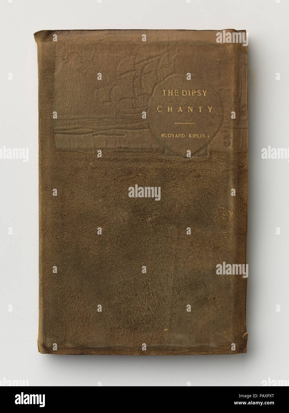 La Dipsey Chanty y otros poemas. Autor: Rudyard Kipling (británico (nacido  en la India), Bombay 1865-1936 Middlesex). Dimensiones: 8 × 5 11/16 9/16 x  9/16 in. (22 × 14,2 × 1,5 cm).