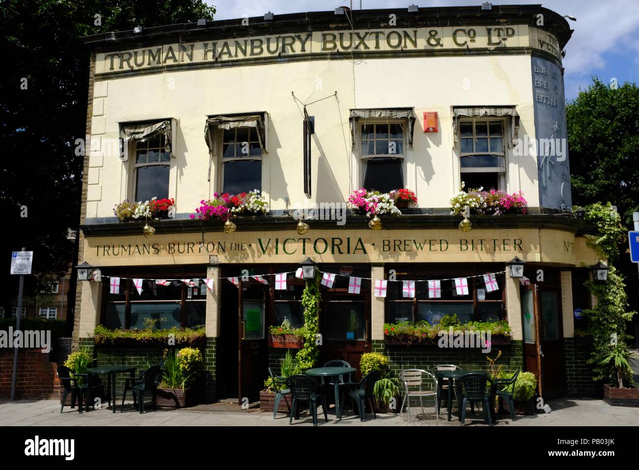 La Victoria Pub, Bermondsey, Londres, Inglaterra Foto de stock