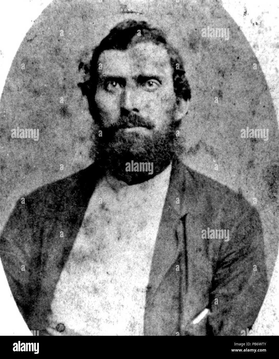 . Inglés Fotografía de Newton Knight (18371922), la Guerra Civil