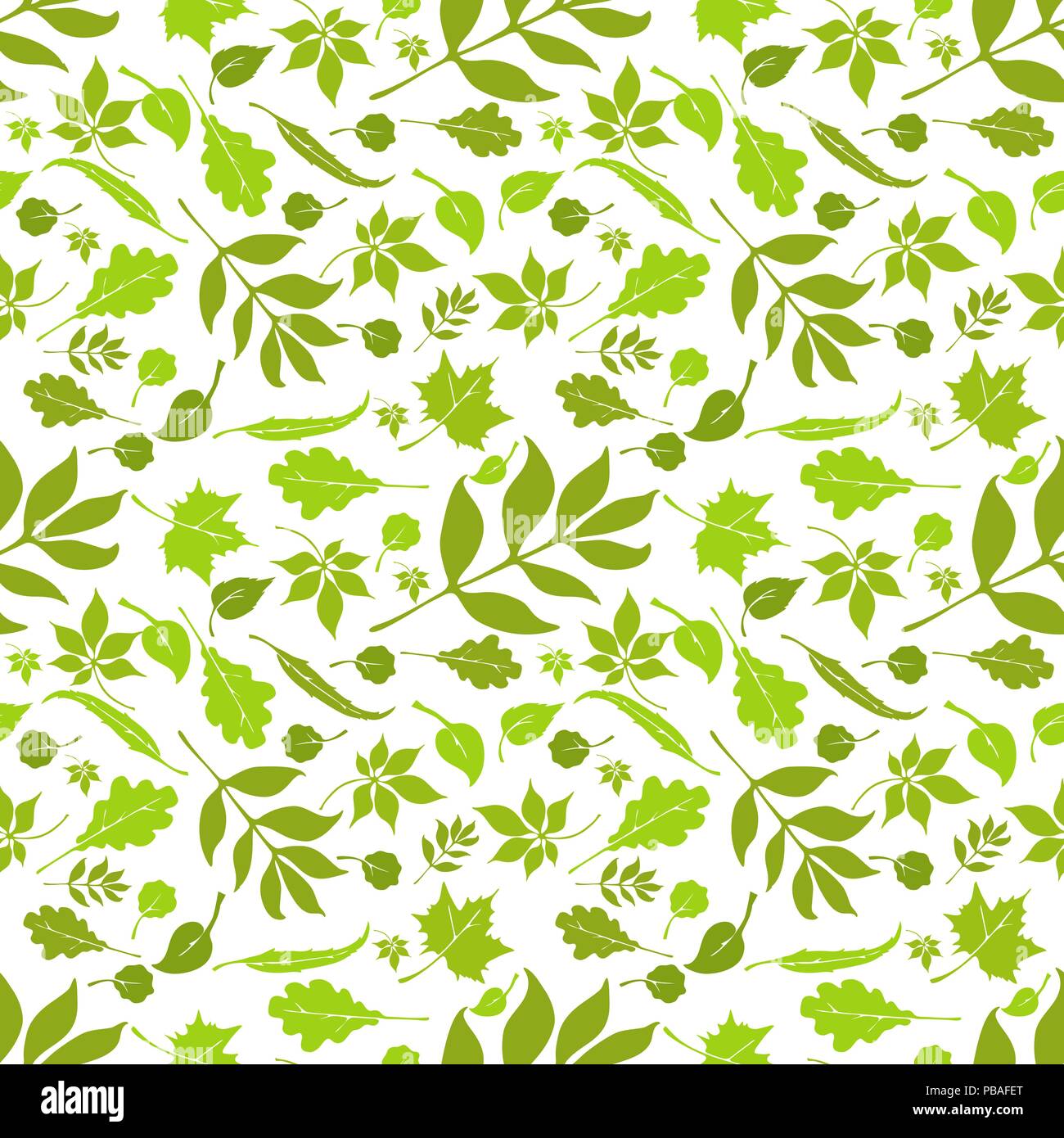 Bosques rusos patrón sin fisuras. Tejido de camuflaje. Diseño de árboles europeos. Roble, tilo, abedules, castaños, sauces, alisos, fresnos y hojas de arce. Vector Ilustración del Vector