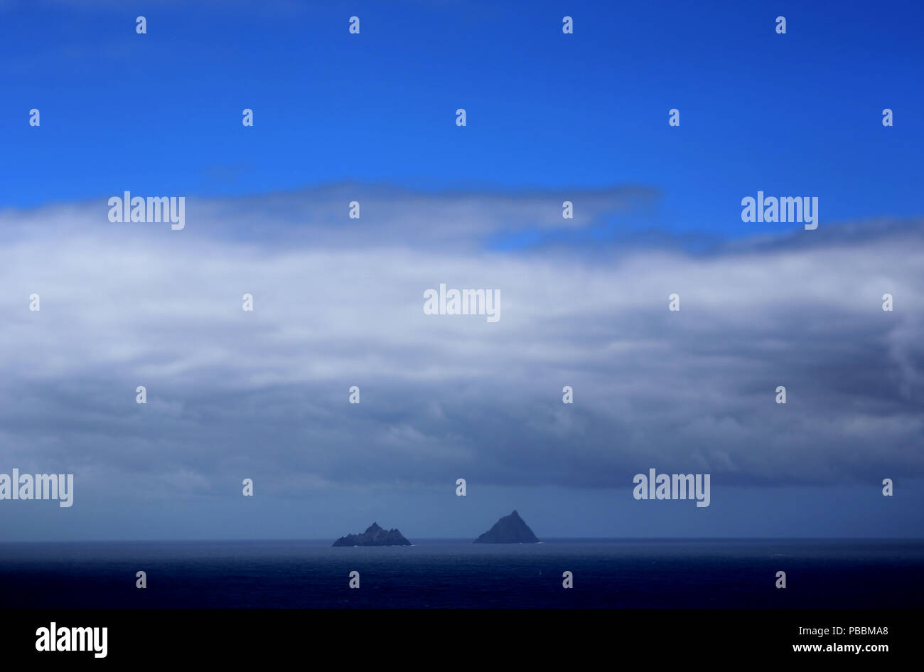 Skellig Islands, Condado de Kerry, Irlanda. Foto de stock