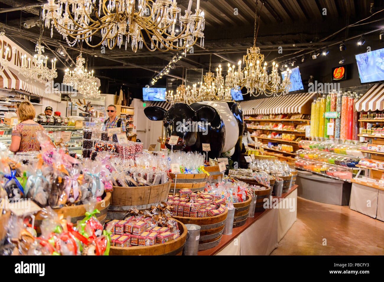 SAN FRANCISCO, EEUU Oct 5, 2015 Ghirardelli Chocolate tienda de