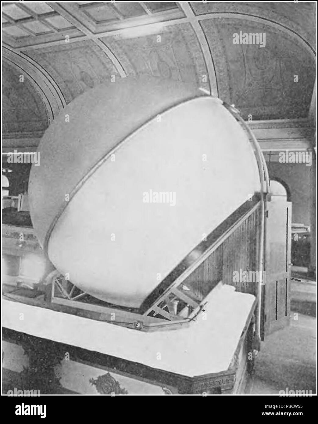 1234 PSM V84 D106 vista lateral de la atwood esfera celeste desde el oeste Foto de stock