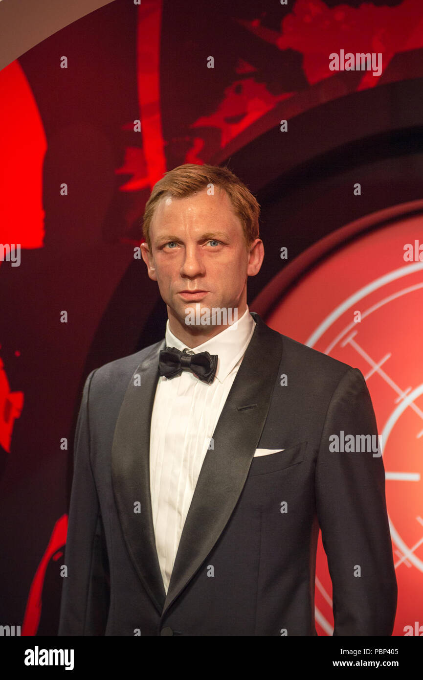 Amsterdam Holanda Jun 1 15 Daniel Craig Como El Agente 007 James Bond En El Museo Madame Tussauds En Amsterdam Marie Tussaud Nacio Como Marie Fotografia De Stock Alamy