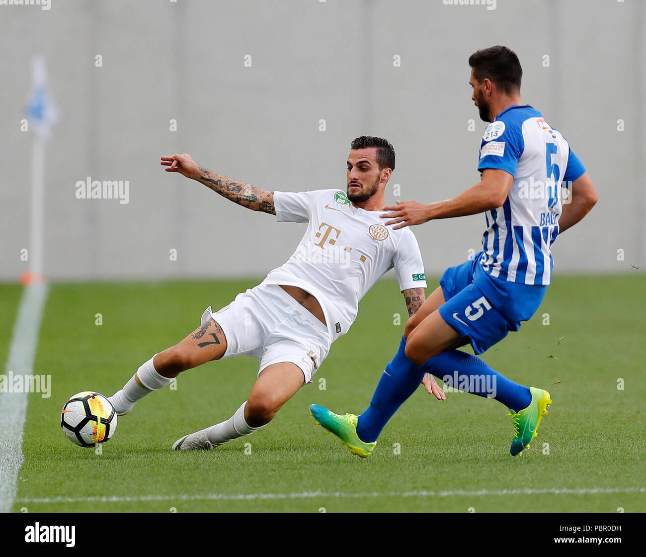 Claudiu Bumba of Kisvarda Master Good controls the ball during the News  Photo - Getty Images