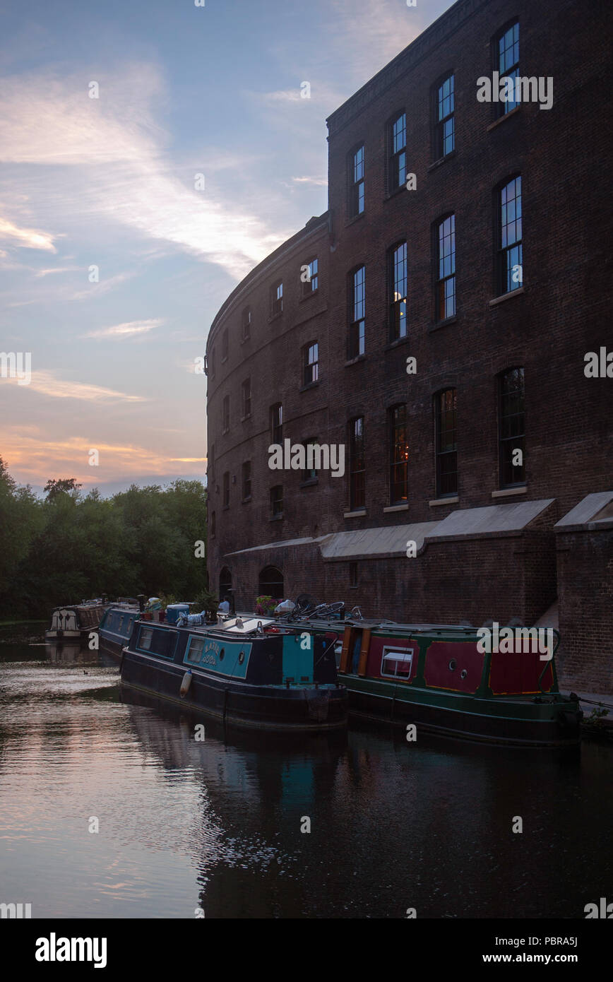 Regents Canal, Camden Lock, Londres Foto de stock