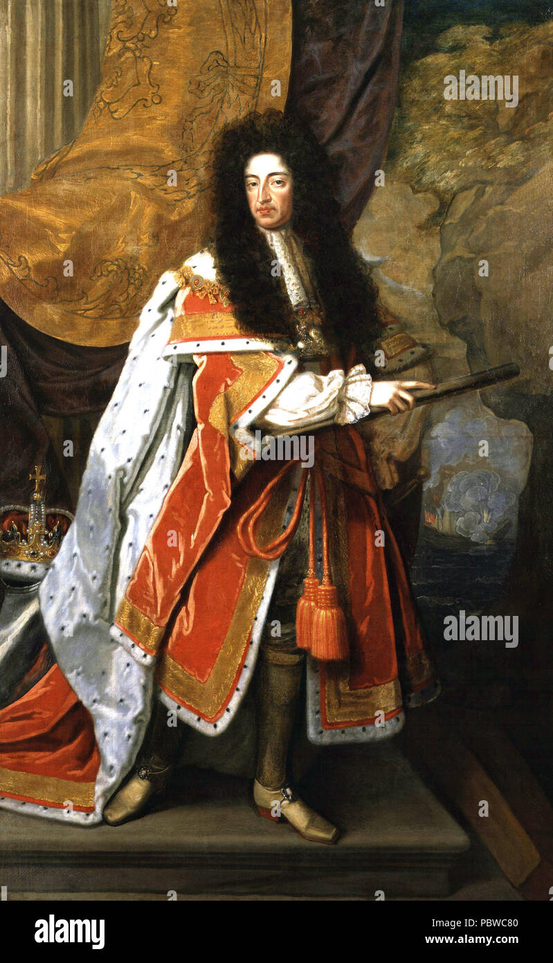 Guillermo III de Inglaterra (1650-1702) Foto de stock