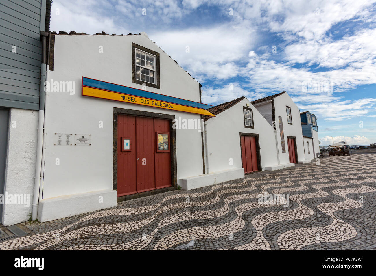 Museu dos Baleeiros, Whaler's Museum, Lajes do Pico, Pico island, Azores, Portugal Foto de stock