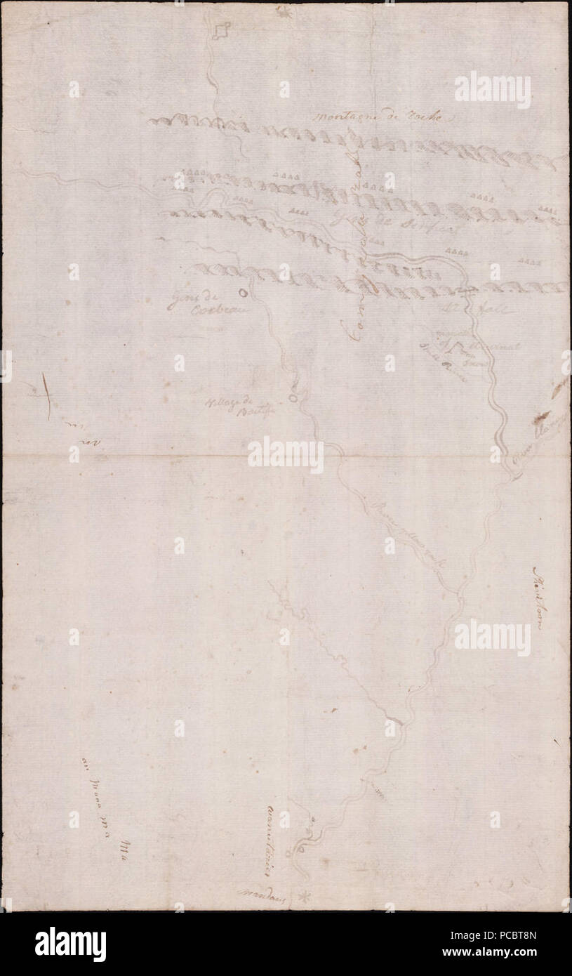 33 mapas de la expedición de Lewis y Clark (20). Foto de stock