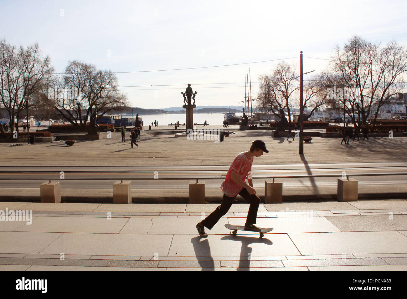 Oslo Skater Foto de stock
