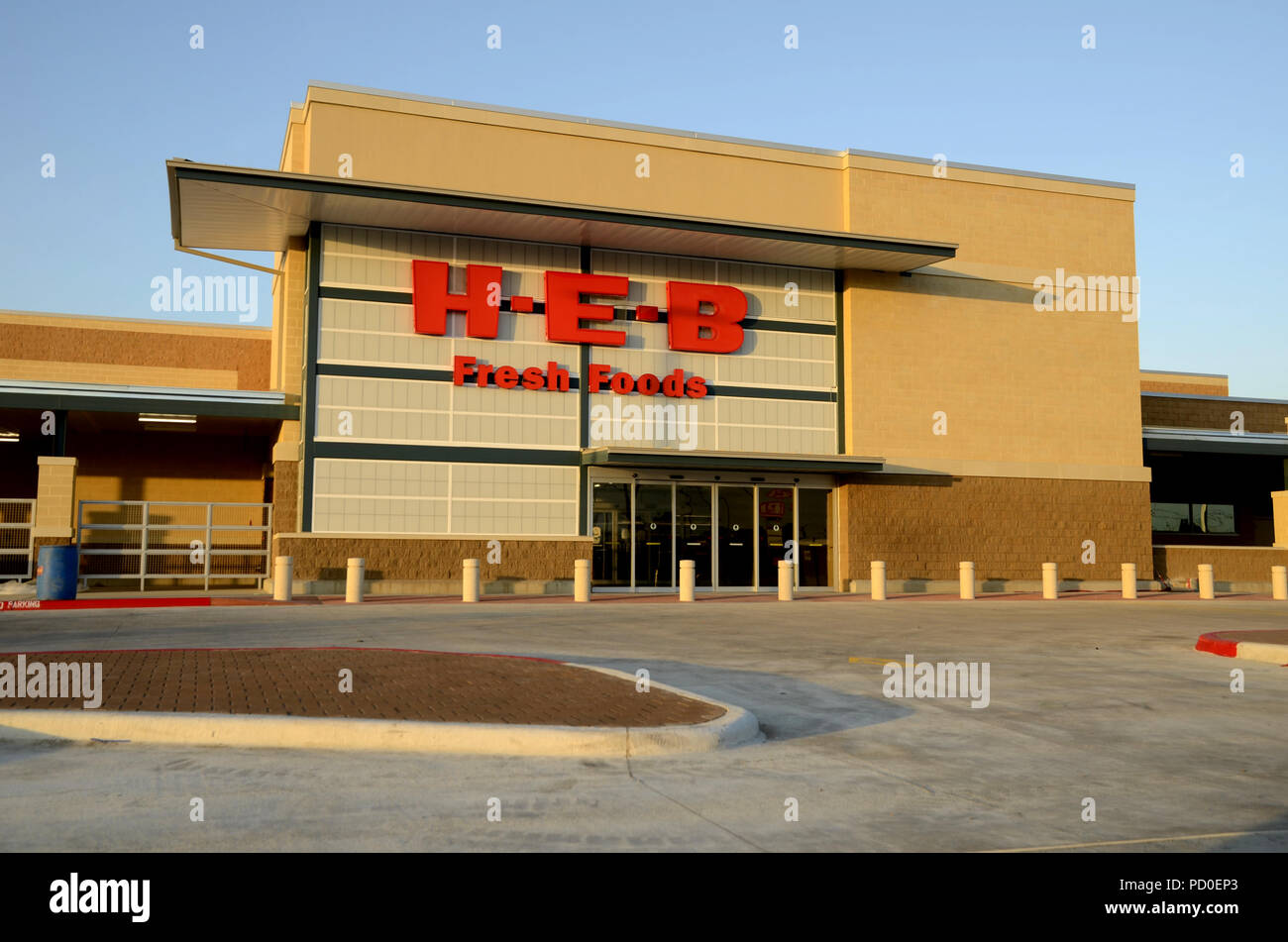 "Los alimentos frescos" de un nuevo supermercado HEB en College Station