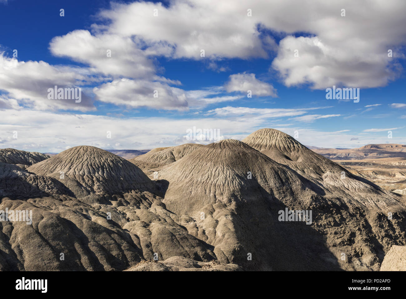 Bellas formaciones rocosas cerca de El Calafate, Patagonia, Argentina Foto de stock