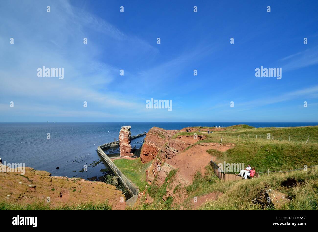 Lange Anna, Tall Anna, Helgoland, mar del norte, Nordsee, alemania, Alemania Foto de stock