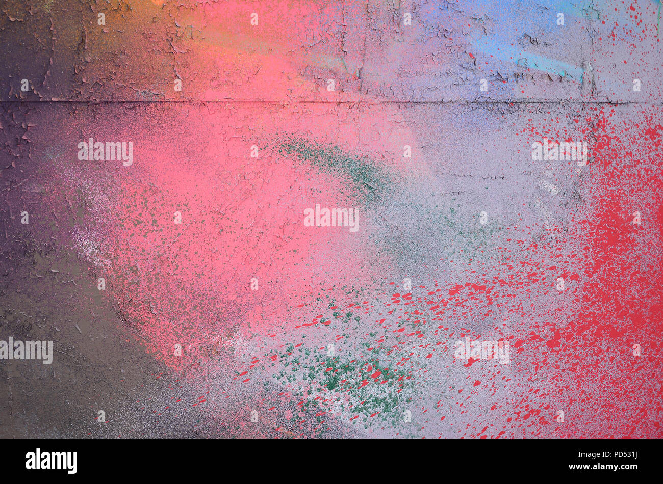 Un Gran Fragmento Del Graffiti Diseno Aplicado A La Pared Con