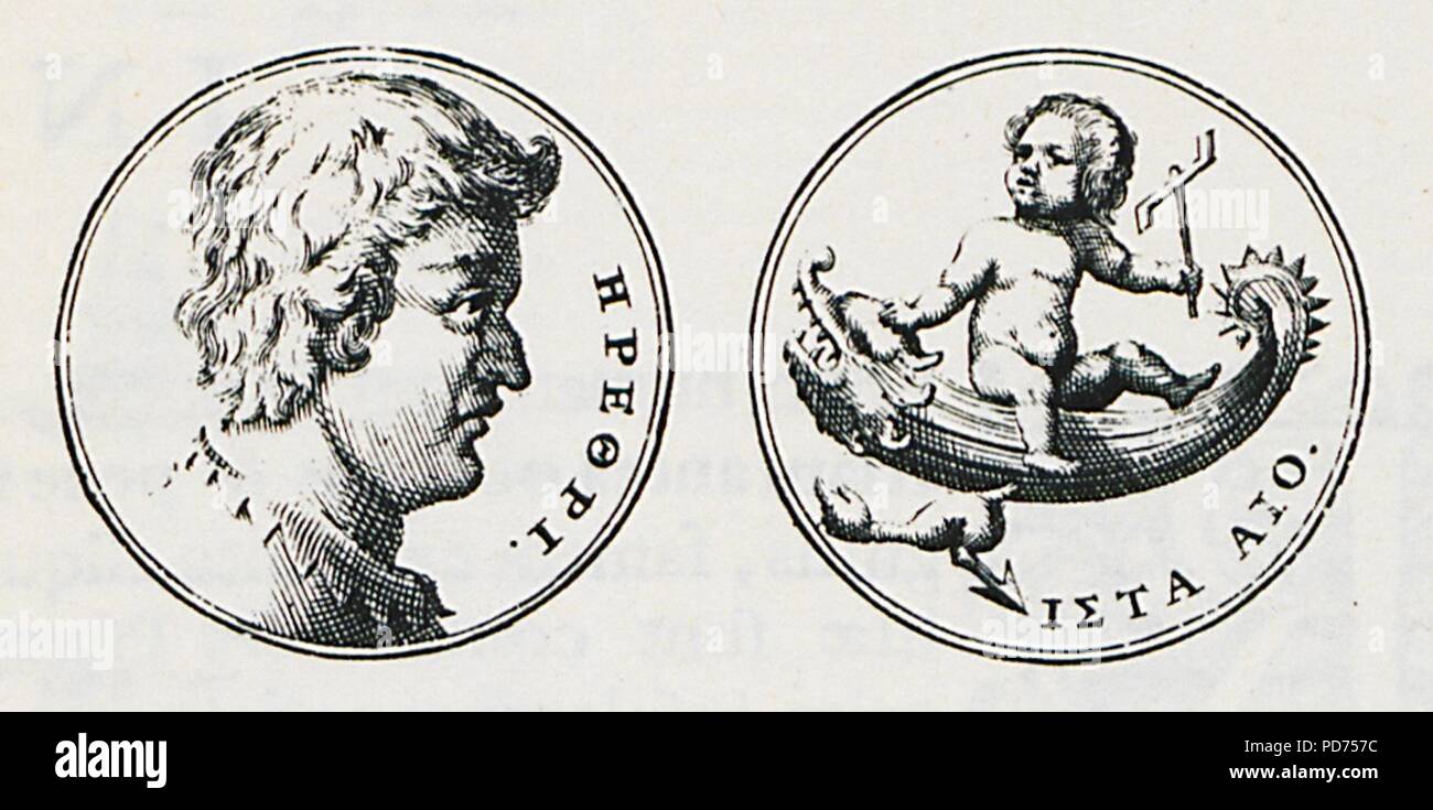 Monedas antiguas - Laurenberg Johann - 1661. Foto de stock