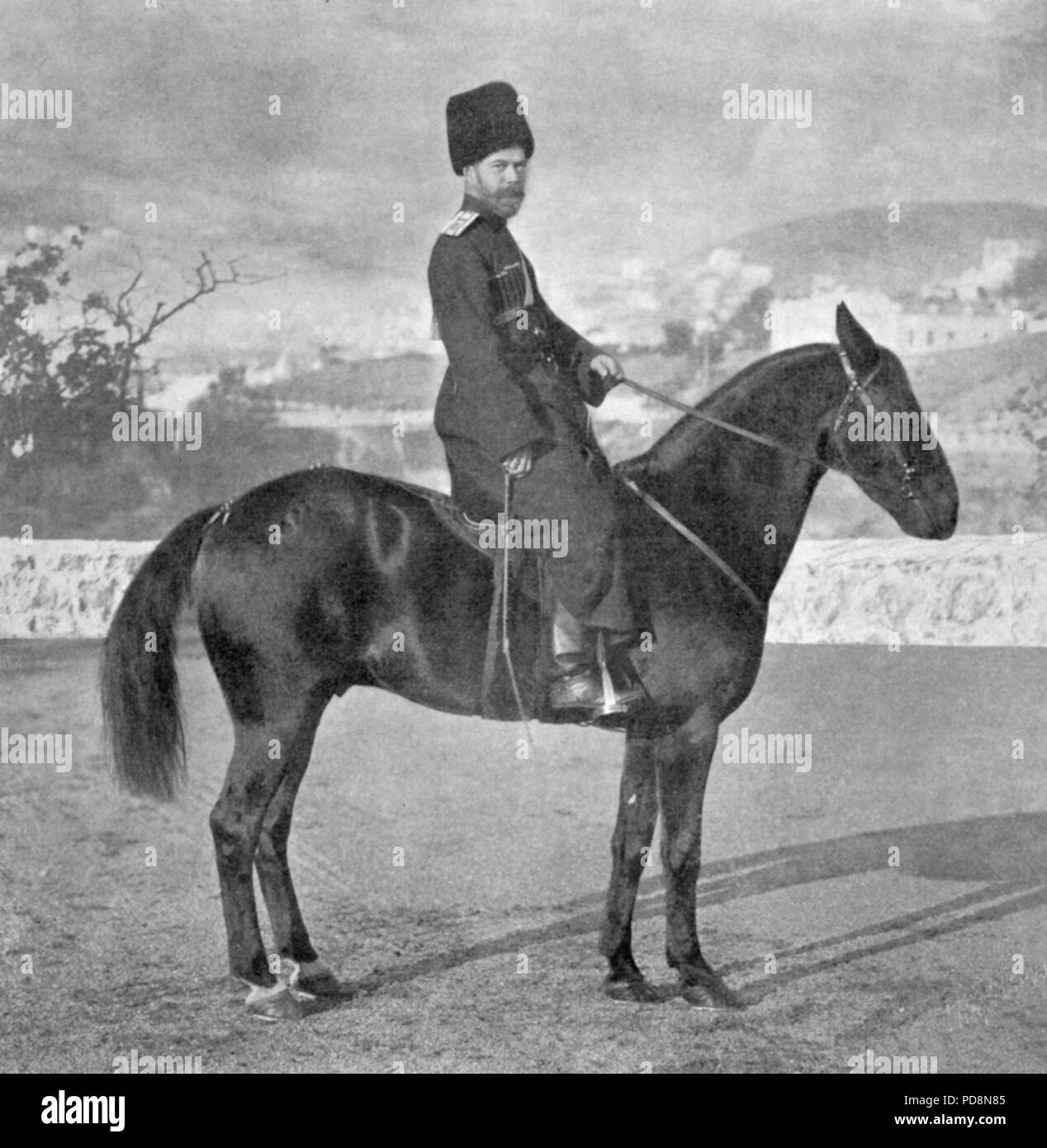 El zar Nicolás II de Rusia. 1868-1918. El último emperador de Rusia. Foto de stock