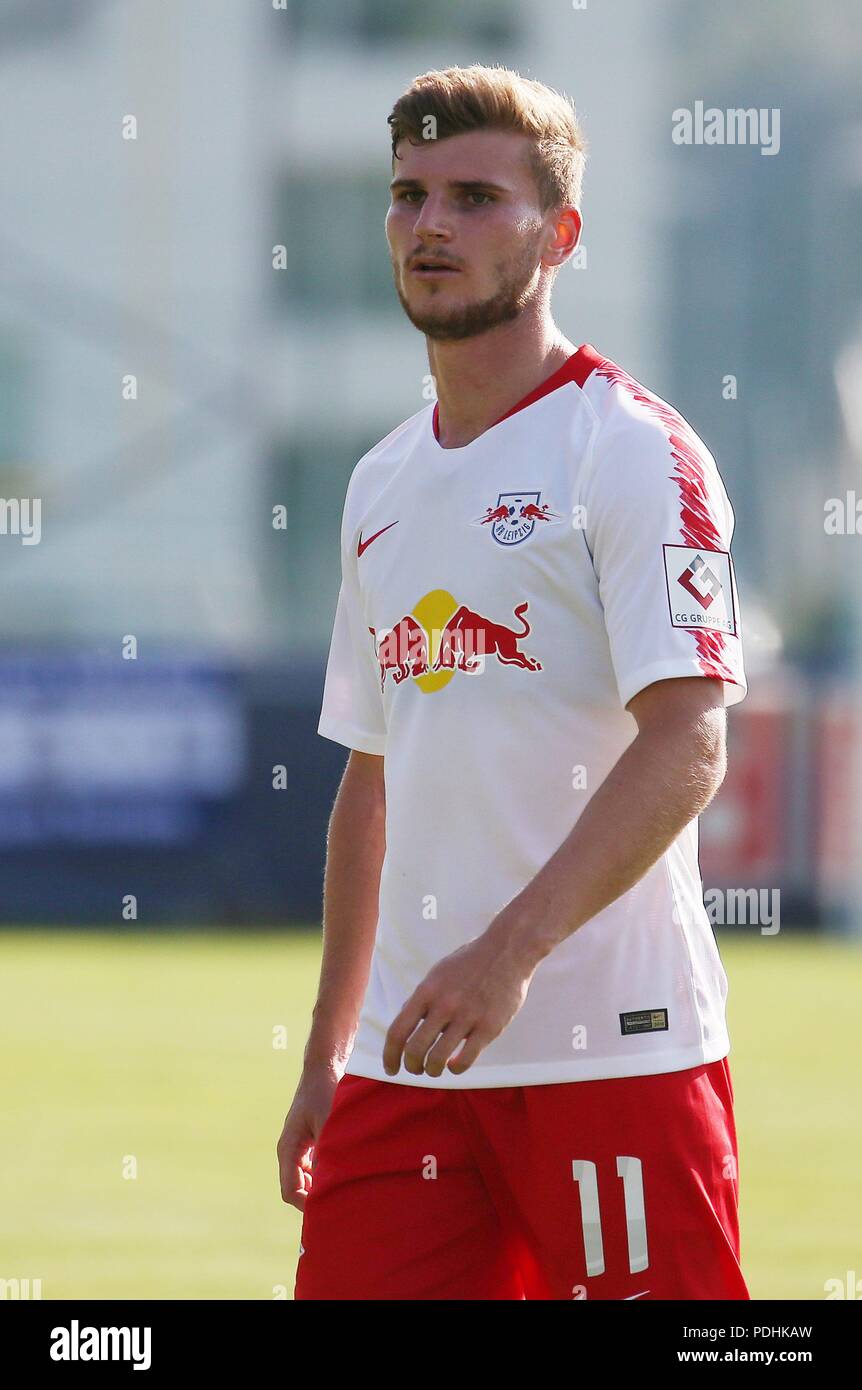 Firo Fútbol, Bundesliga, 03.08.2018 primera temporada 2018/2019 con Test  match Red Bull RB Leipzig - Huddersfield Timo Werner mitad figura | uso en  todo el mundo Fotografía de stock - Alamy