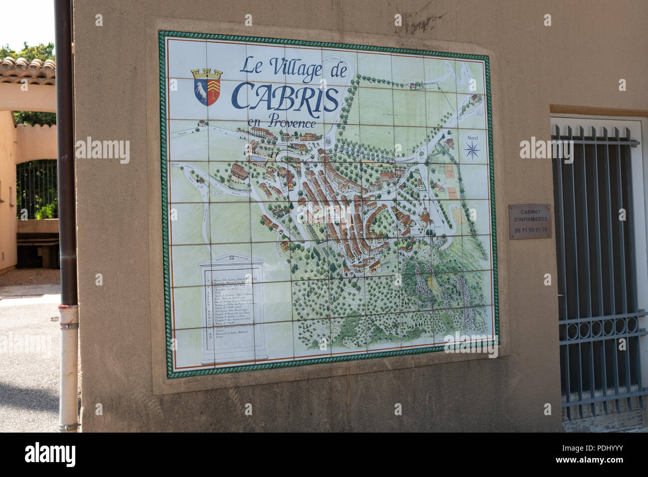 Mapa de provence alpes cote dazur fotografías e imágenes de alta