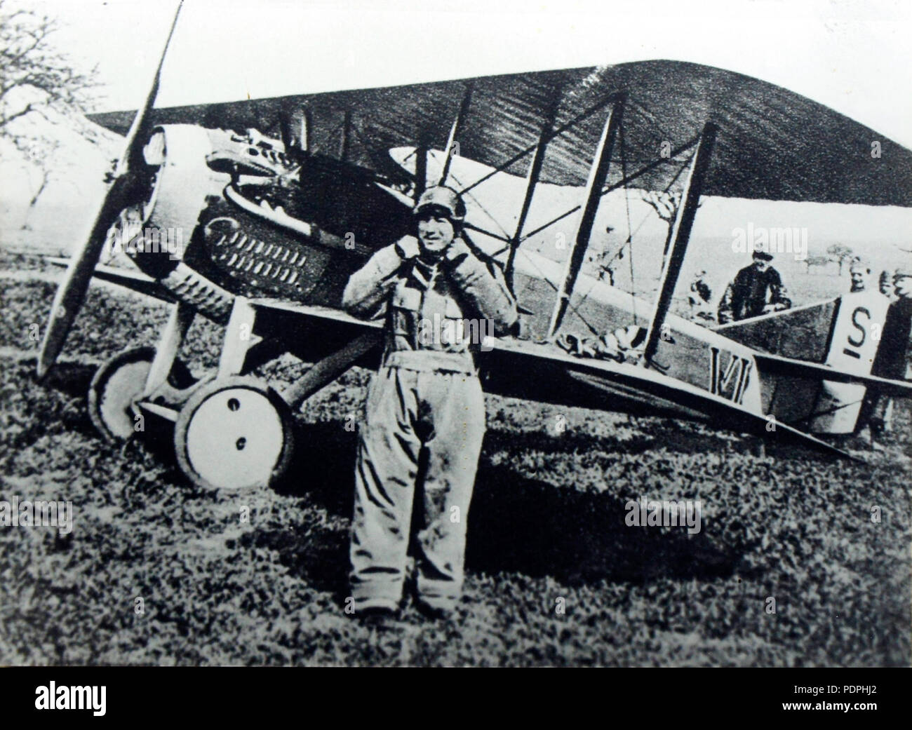 SONY DSC 7 René Fonck Spad XIII Spa 103 en 1918 Foto de stock