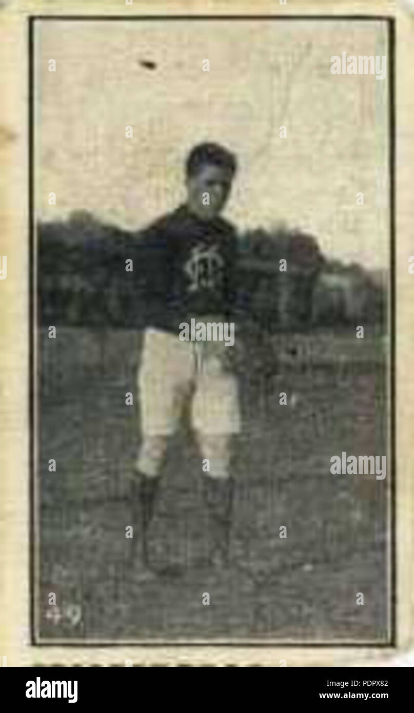 24 Billy Blackman 1920-1924 Foto de stock