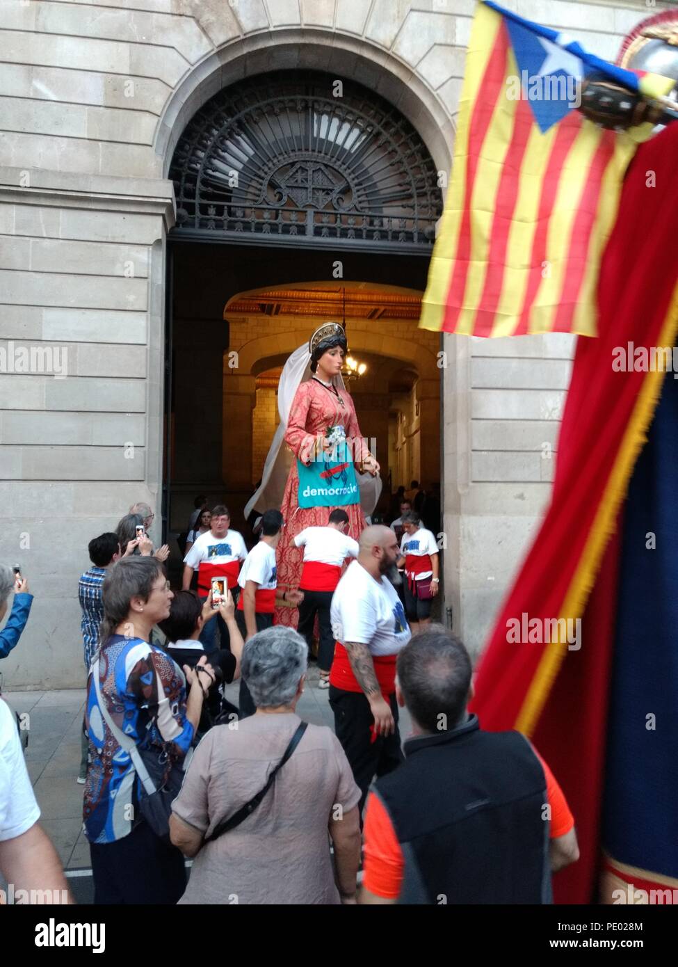Giant puppet la merce festival fotografías e imágenes de alta
