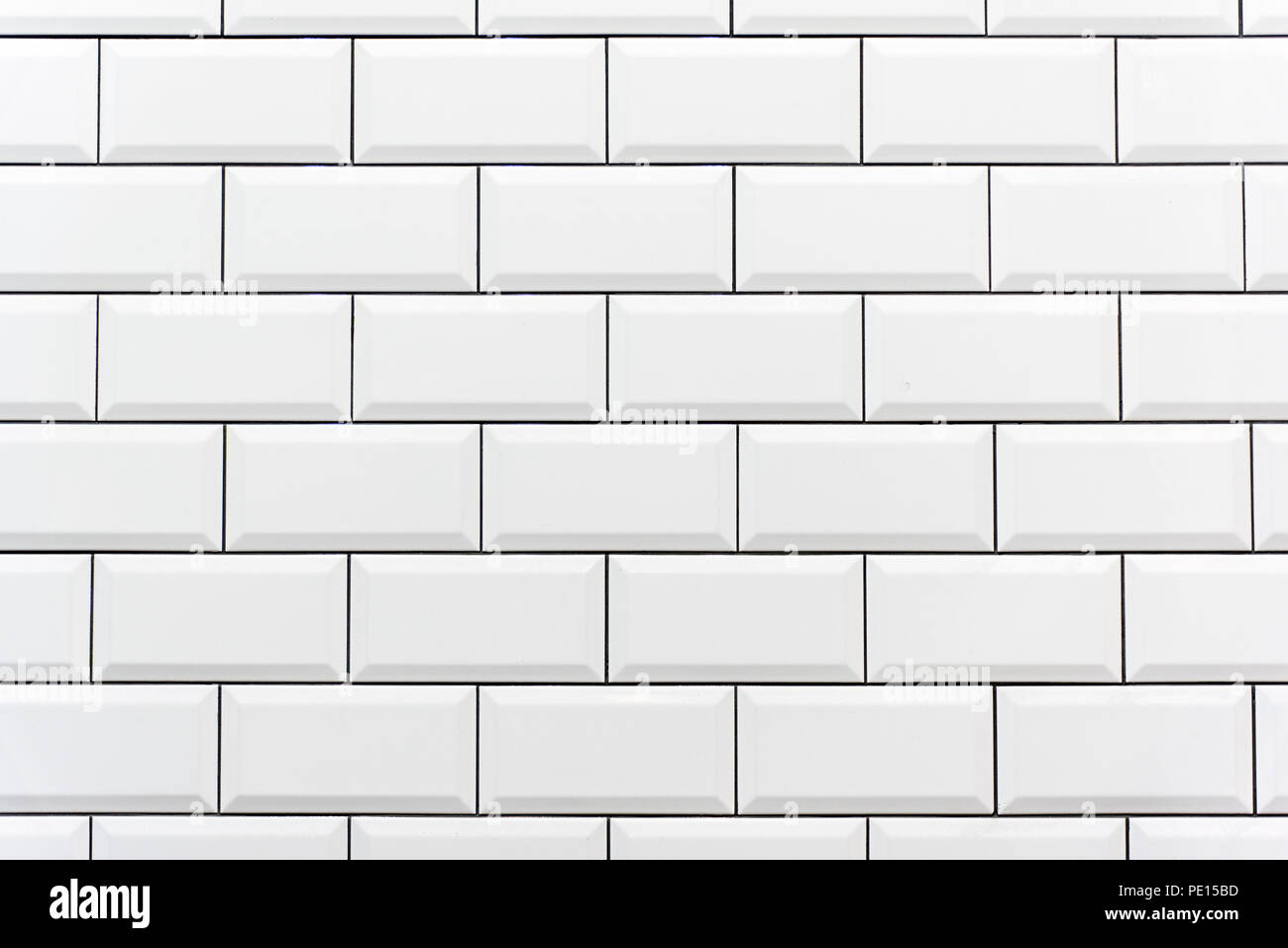 Fondo De Una Pared De Azulejo Blanco Fotografia De Stock Alamy