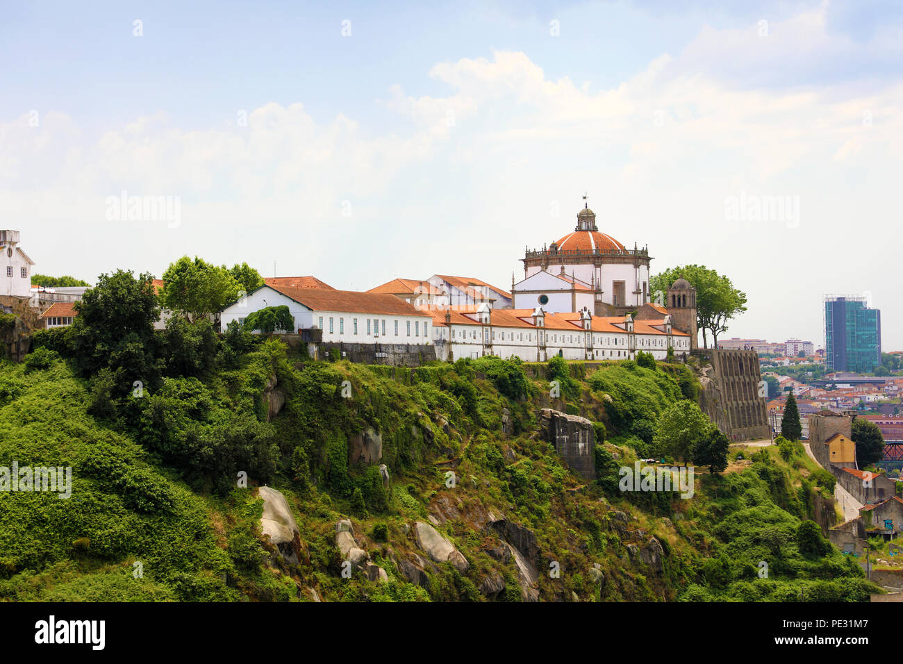 Monasterio de Serra do Pilar, Villa Nova de Gaia, Porto, Portugal Foto de stock
