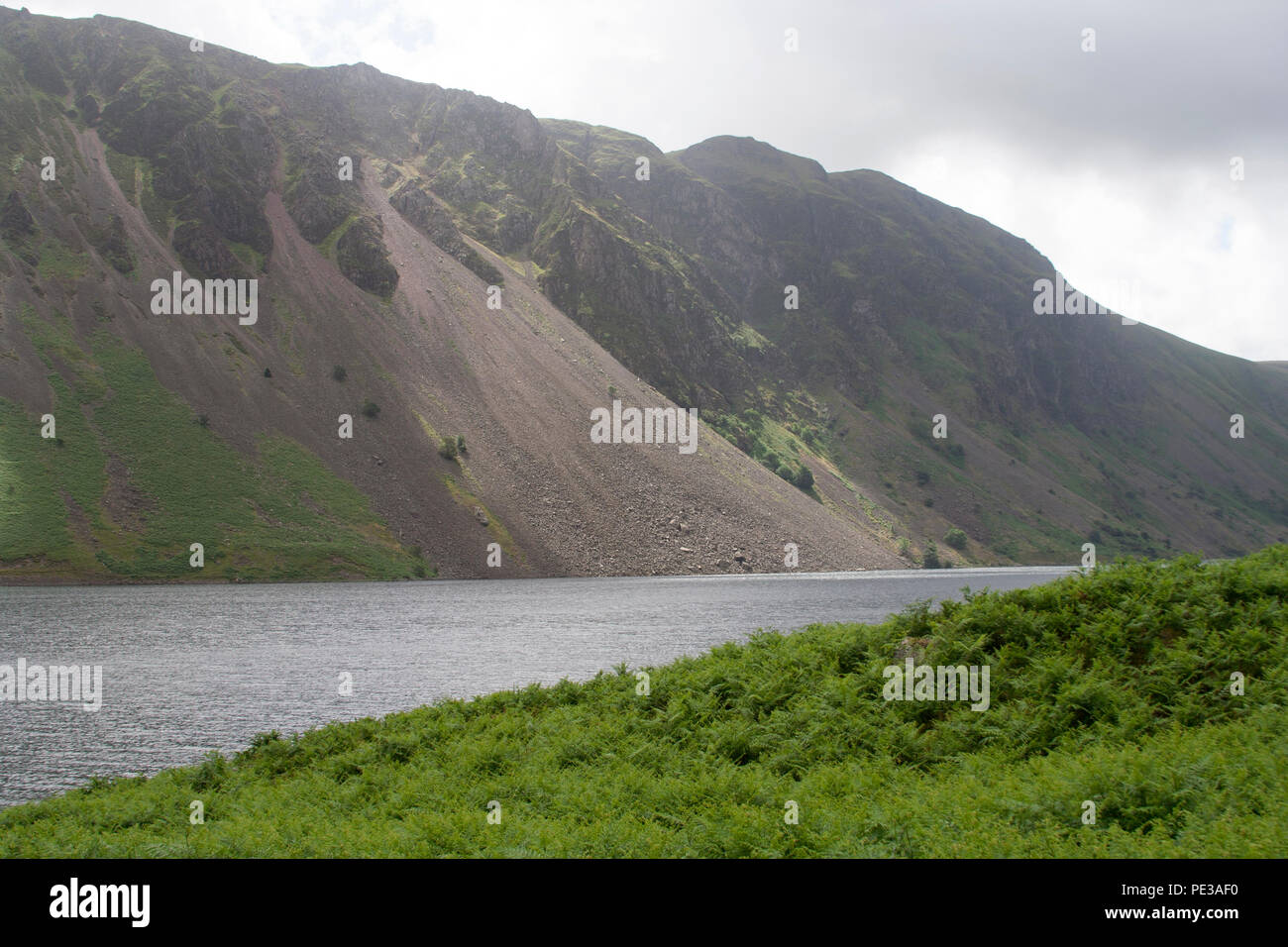 El agua residual Lake District UK Foto de stock