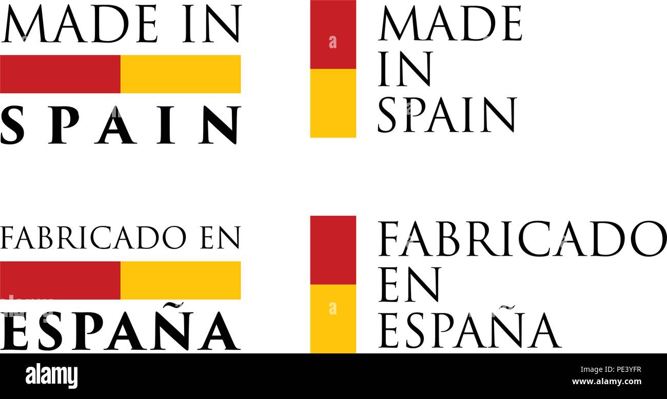 Simple Hecha En España Fabricado En España Traducción Al