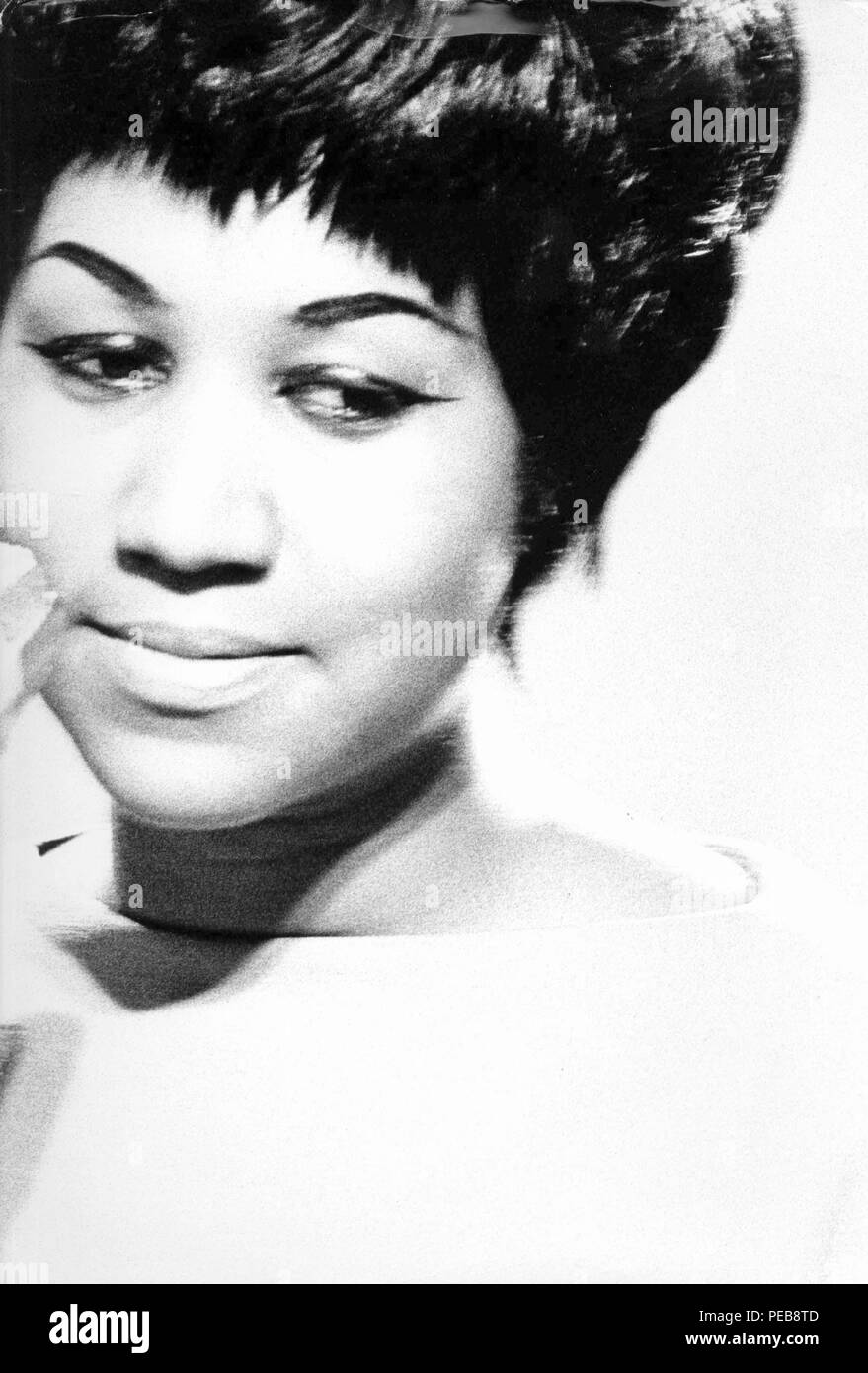 1968 - Aretha Franklin en Roma 1968. Crédito fotos: Globe Photos/ZUMAPRESS.com/Alamy Live News Foto de stock