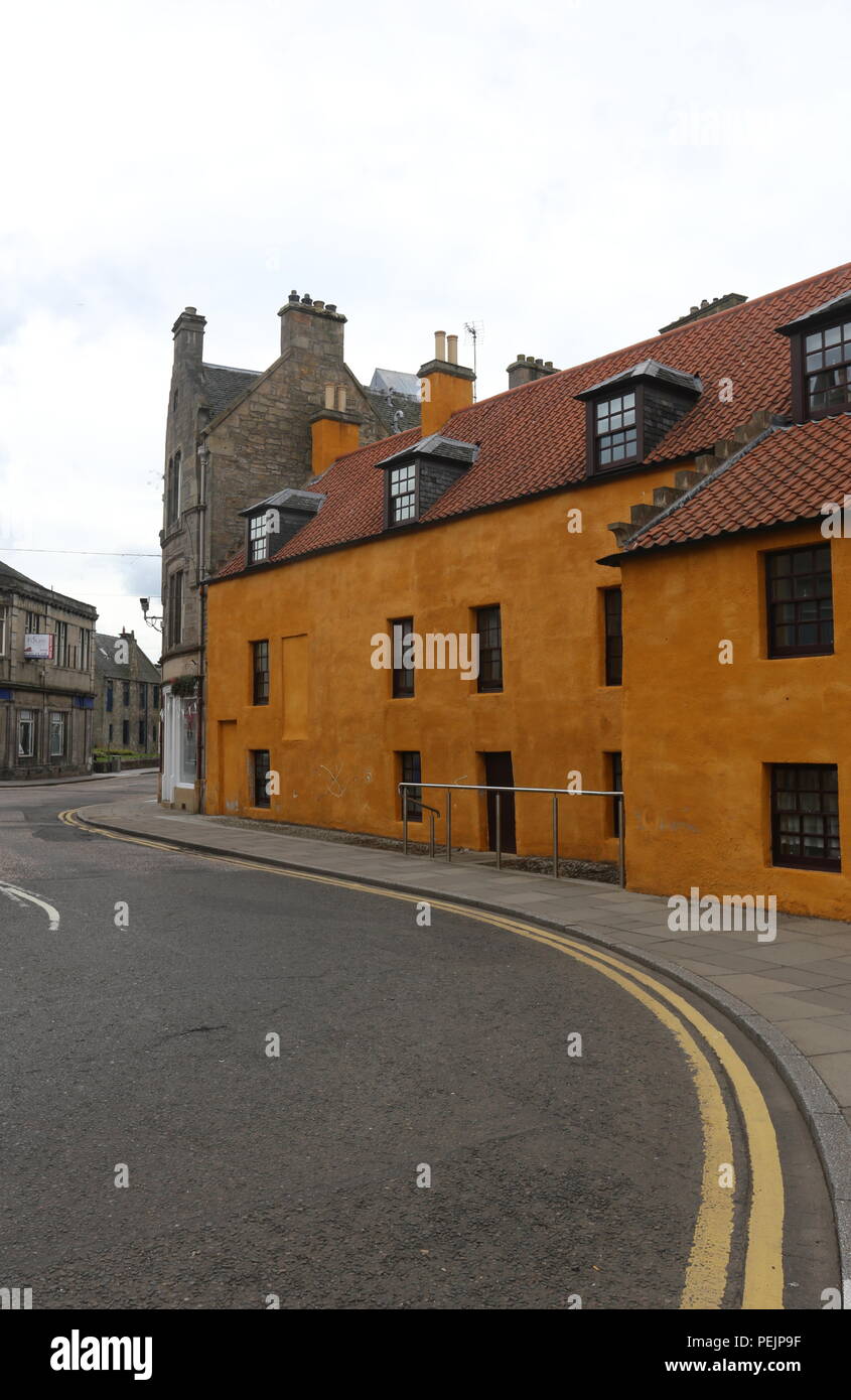 Bo'ness street scene Escocia, agosto de 2018 Foto de stock