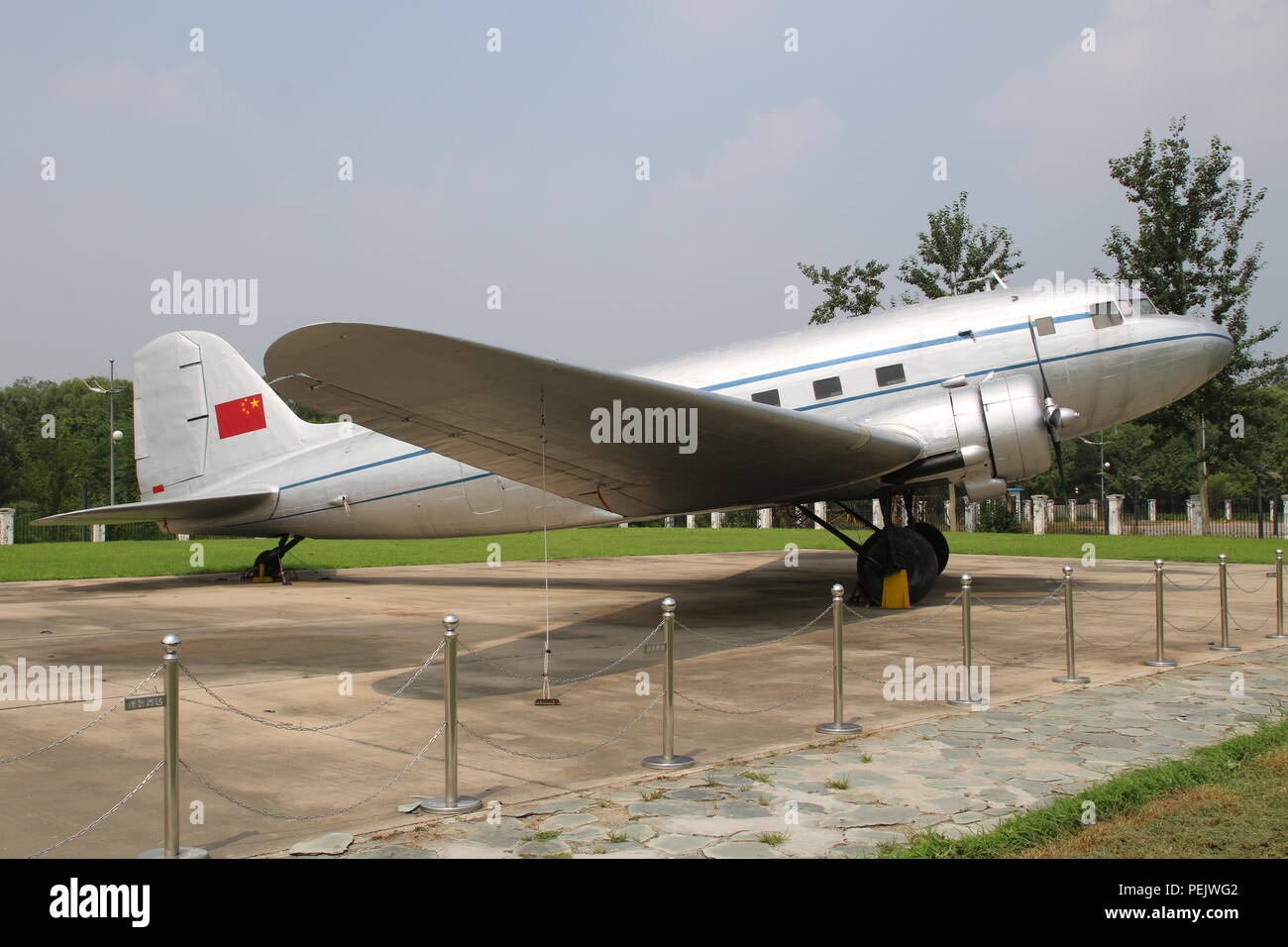 El Museo de la aviación civil, Beijing, China Foto de stock